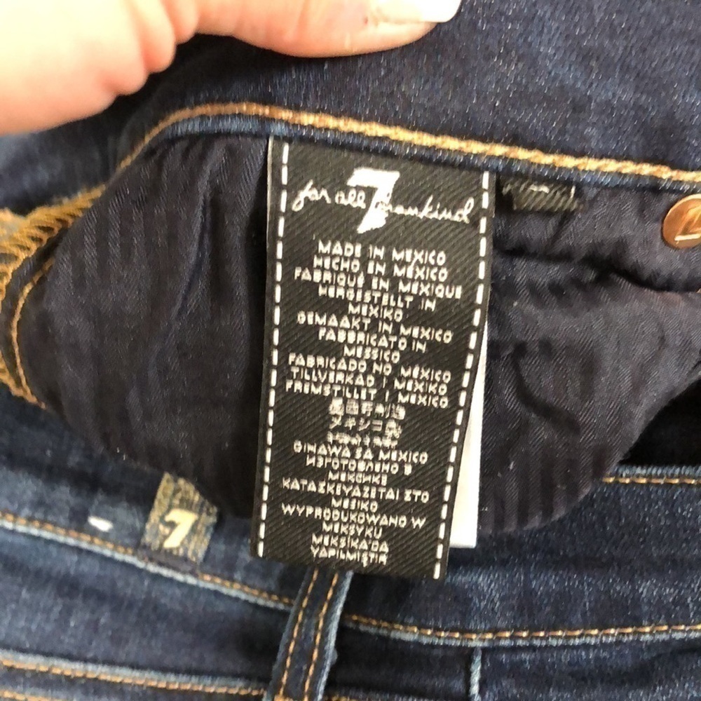7 For All Mankind Charleston Ankle Splice Jeans - Picture 9 of 13